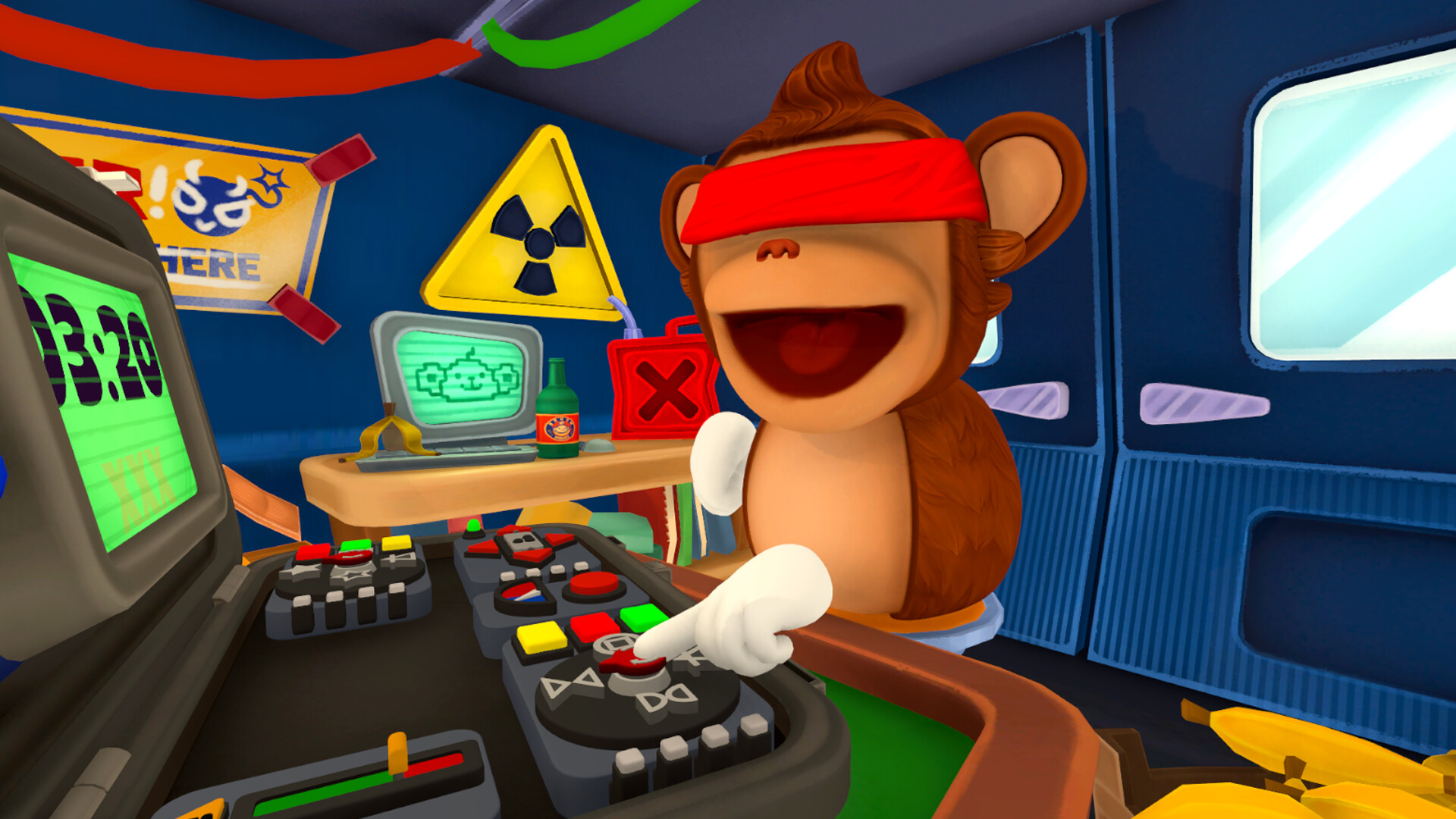 BOMBANANA - multiplayer - role triangle in action